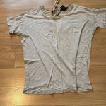 Calvin Klein Jeans  short sleeve top with tie back size medium Photo 0