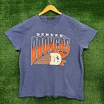 Denver Broncos blue T-Shirt Size Large  Photo 0