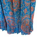 East 5th  NEW JCP paisley print plus size 2XL orange blue stretch waist Photo 2