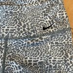 Nike dri fit gray and white leopard print leggings Photo 2