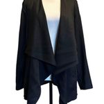 BLANK NYC NWT Moto Style Draped Black Jacket Sz S Photo 0