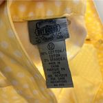 Cambridge Dry Goods Yellow Polka Dot Cotton Capri Pants Womens 12 Photo 2