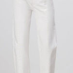 ZARA NWT Split Straight Jeans In Off White Size 10 Photo 0