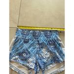 Blue floral athletic shorts,‎ revival, medium Photo 1
