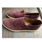 SOFFT Burgundy Embossed Leather Slip On Casual Loafer Flats Women's Shoes Red Size 8 Photo 4