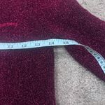 Ganni Red Tinsel Sparkle Knit Cardigan XS Holidays Photo 7