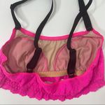 Hanky Panky  Lingerie Bra Lace Color Block Pink Sm Photo 5