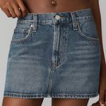 Anthropologie AGOLDE Alek Denim Mini Skirt Photo 2