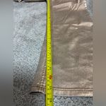 Anthropologie Pilcro Letterpress Rose Gold High Rise Crop Jeans Metallic 27 Photo 5