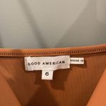Good American NWT Spaghetti Scuba Midi Dress in Rust Size 6 3XL Photo 7