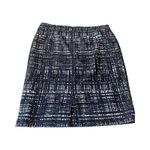 Escada Woman’s 44 Ravas Tweed Boucle Textured Pencil Skirt Back Slit Business Blue Size 14 Photo 5