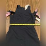 Milly  Madison Cold Shoulder flare swing navy shift Mini Dress size 10 navy nwt Photo 2