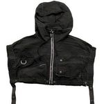 John Elliot Cropped Windbreaker Vest in Black, Size M​​​​​ Black Size M Photo 0