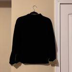 Elegant Black and Gold Women's Blazer with Floral Embroidery Photo 5