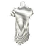 Madewell White Striped Crewneck Short Sleeve Casual Mini T-shirt Dress Size XXS Photo 1
