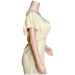 Reformation  Clarisse Silk Satin Midi Dress, Sugar, 10 (US) Photo 8