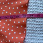 Flynn Skye peach polka dot balletcore ruffle short sleeve cutout mini NWT SZ SM Photo 6