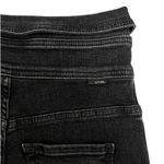 Mother Swooner Exposed Snap Jeans Wrong Side of the Tracks Black Denim Size 24 Photo 6