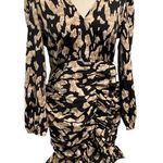 Cupshe  Womens Ruffle Dress Size Medium NEW Ruched Lightweight Abstract Print Photo 0
