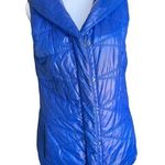 LUCY Lightweight Blue Packable Puffer Vest, size small Photo 0