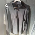 Adidas Women’s  Black, Grey and White Lightweight Quarter Zip Size 2X Photo 0