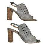 Tahari Marvel Taupe Brown Chicory Open Toe Chunky Slingback Sandals Size 10 Photo 5