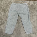 J.Crew Striped linen blend drawstring pant Size 18 casual pull on beach crop White Photo 8