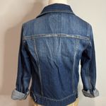 Wrangler  Denim Jean Jacket with  Travel Patches Size S Photo 3