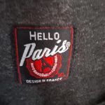 Hello Paris, Paris France Gray and White Sweatshirt Size XL‎ Photo 2