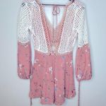 Hello Molly  Floral Crochet Dress Size 8 or US 4 Photo 2