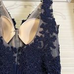 Sherri Hill Blue Prom Dress Photo 3