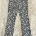 Anthropologie Bowery Pants Women's 8. 12 R White Pineapple Print Crop Photo 0