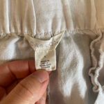 Caslon  Women's L White 100% Linen Summer Fall Long Slacks Pants Trousers Photo 3