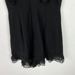 C/MEO COLLECTIVE Black Ruffle Romper Playsuit One Piece Size Small S T1485 Photo 12