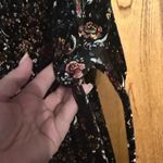 Live to be spoiled Velvet Floral Print Jumpsuit Photo 1