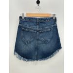 We The Free Free People Denim Skirt Women 26 Raw Hem Festival Concert Boho Photo 1