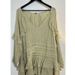 Free People  Tamasi Ruffle Tunic in Lichen Size Small Photo 2