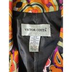 VTG Victor Costa Paisley Print Blazer Jacket Photo 8
