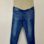Bella Vida Maternity Women’s Denim Capri Medium Wash Size Small Blue Photo 0