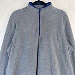L.L. Bean 1/4 Zip Pullover Fleece Gray Outdoor Hiking Light Jacket Size XL Photo 2