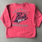 Vintage Paris Sport Club Sweatshirt Pink Baseball
Pullover Crewneck 90s Sz Med Photo 0