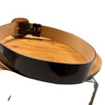 Banana Republic Black Patent Leather Belt With Square Buckle Small Size Made In Italy SKU 6998 Photo 1