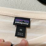 Patagonia  Peach Striped 3/4 Sleeve Tee Shirt Womens XS Top Blouse Casual Outdoor Photo 2