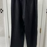 Neiman Marcus  black 💯 linen drawstring waist wide leg pants. Pockets. Size 10. Photo 7