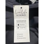 Cupshe Womens Black Tankini Swimsuit Set Size L Criss Cross Straps Photo 5