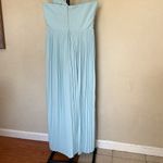 House Of CB  L D-DD  ‘Marcella’ Ocean Blue Pleated Maxi Dress NWOT Photo 9