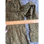 J.Crew   Classic Fit  Lace  Lined Button Up Top Shirt  In Moss Green  Size 10 Photo 4