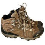 Oboz Women's 9.5 Brown Black Hiking Boots Waterproof Gorpcore Outdoors Photo 0