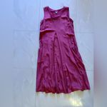 J. Jill Maroon 100% Silk Tank Top Dress with‎ Pockets Scoop Neck Size L Red Size L Photo 13