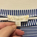 Weekend Suzanne Betro Striped Boat Neck Long Sleeve Top Plus Size 3X Blue White Photo 2